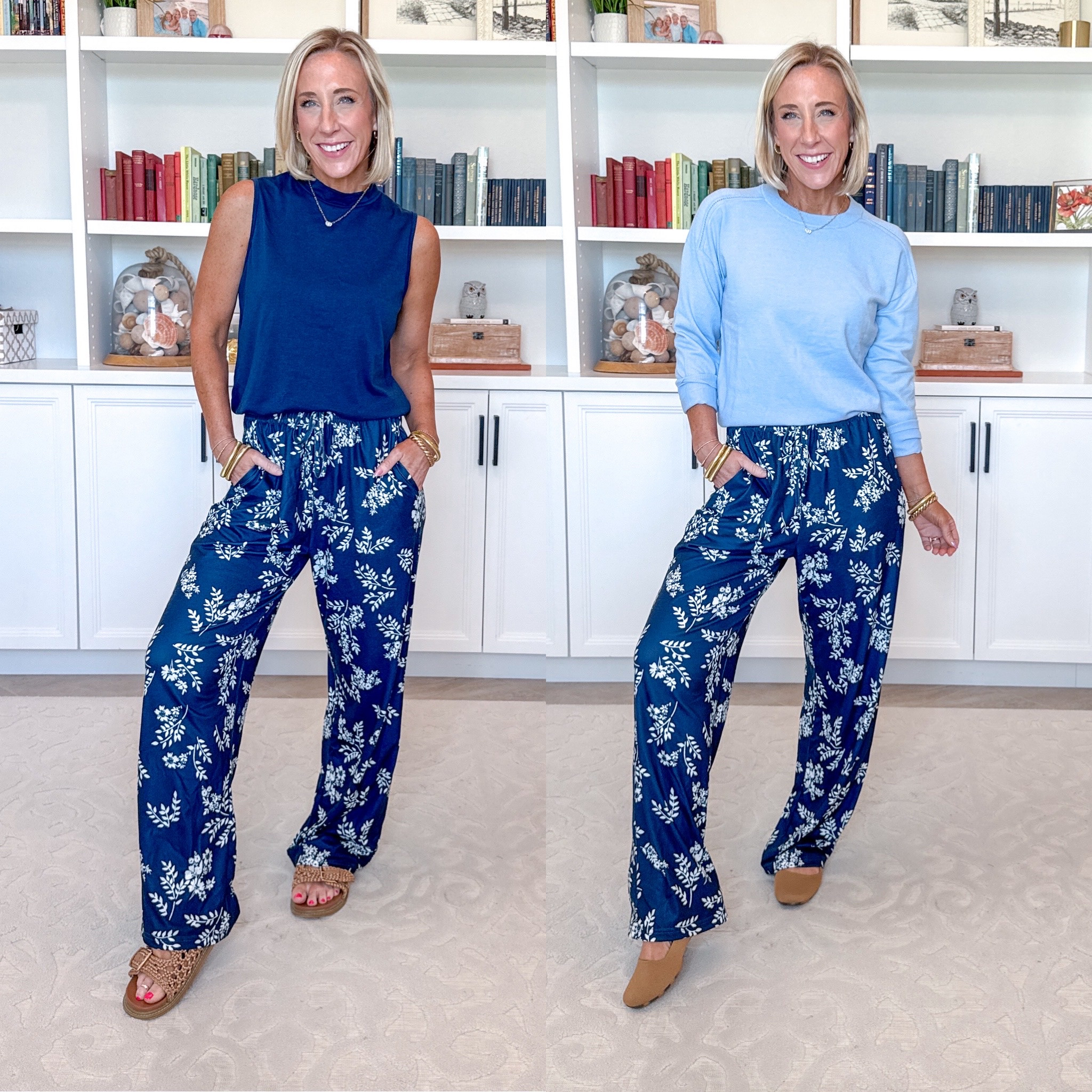 Amazon - fun 2-piece sets 1. Mock Neck & Wide Leg Pants Two Piece Set - size small. 11 colors. * Blue Lightweight Sweater - size XS. 

 

#LTKSeasonal #LTKOver40 #LTKTravel