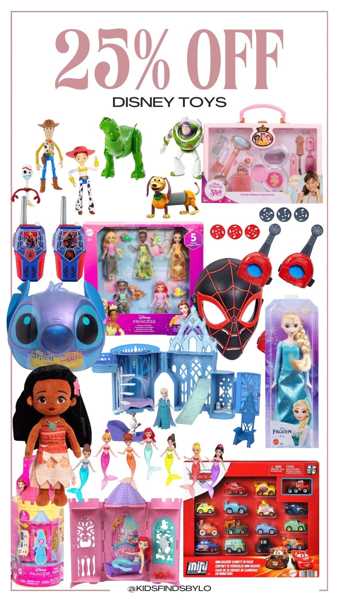 25% off Disney toys at target! Plus, take $10 off any $40 toy purchase!

#LTKSaleAlert #LTKFamily #LTKKids