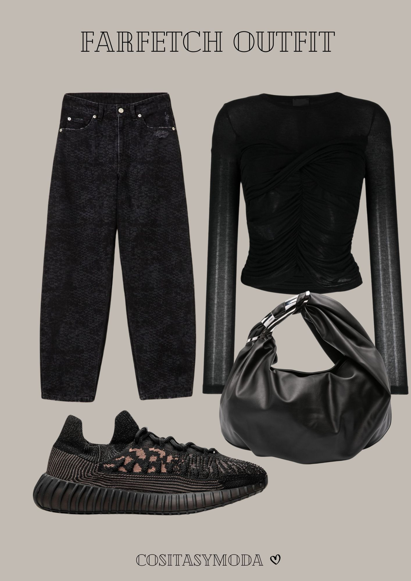 FARFETCH OUTFIT 
- Black outfit 

 #LTKeurope #LTKsale #LTKstyletip