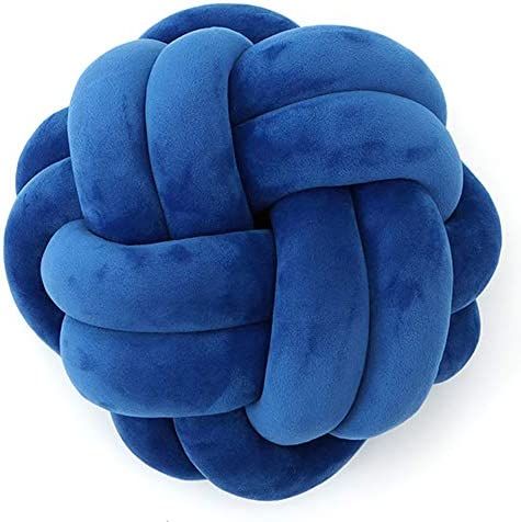 kido Knot Pillow Home Decorative Cushion - Modern Home Sofa Decor Throw Pillow (Dark Blue, 10) | Amazon (US)