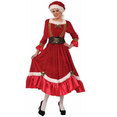 Rubies Women's Mrs. Claus Traditional Dress Large | Target