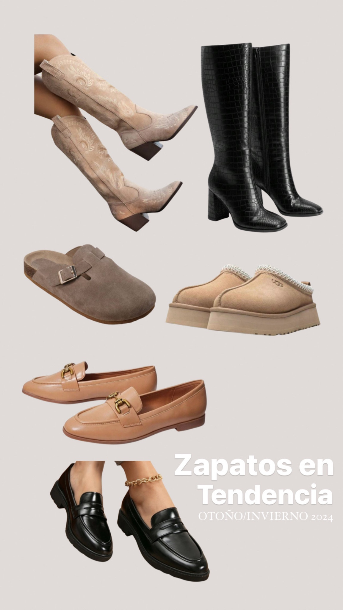 Zapatos en tendencia otoño/invierno 2024🖤🔥