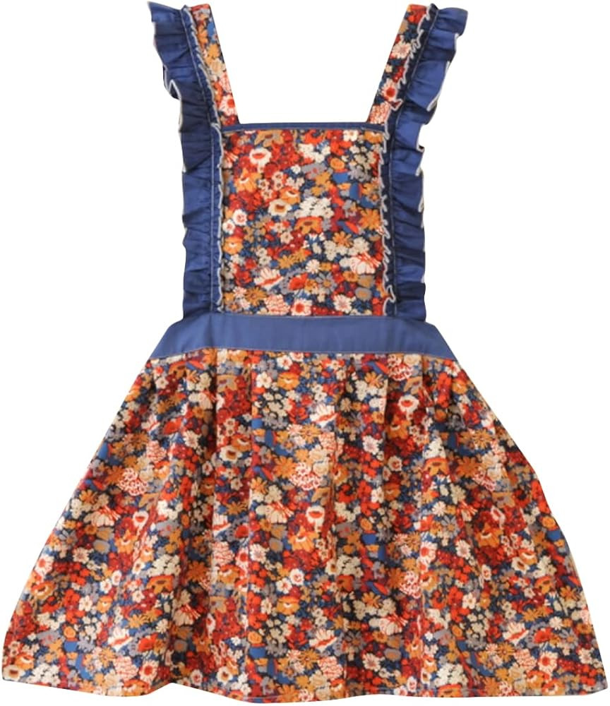 Kids Cooking Baking Apron | Toddler, Little Girls, Cute Kitchen Chef Aprons by CRB Fashion | Amazon (US)