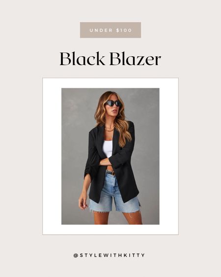 If you don’t own a black blazer then stop what you’re doing and get this one right now! It’s such a great price point and a closet necessity! You can style a classic black blazer SO many ways!

#LTKworkwear #LTKsalealert #LTKstyletip
