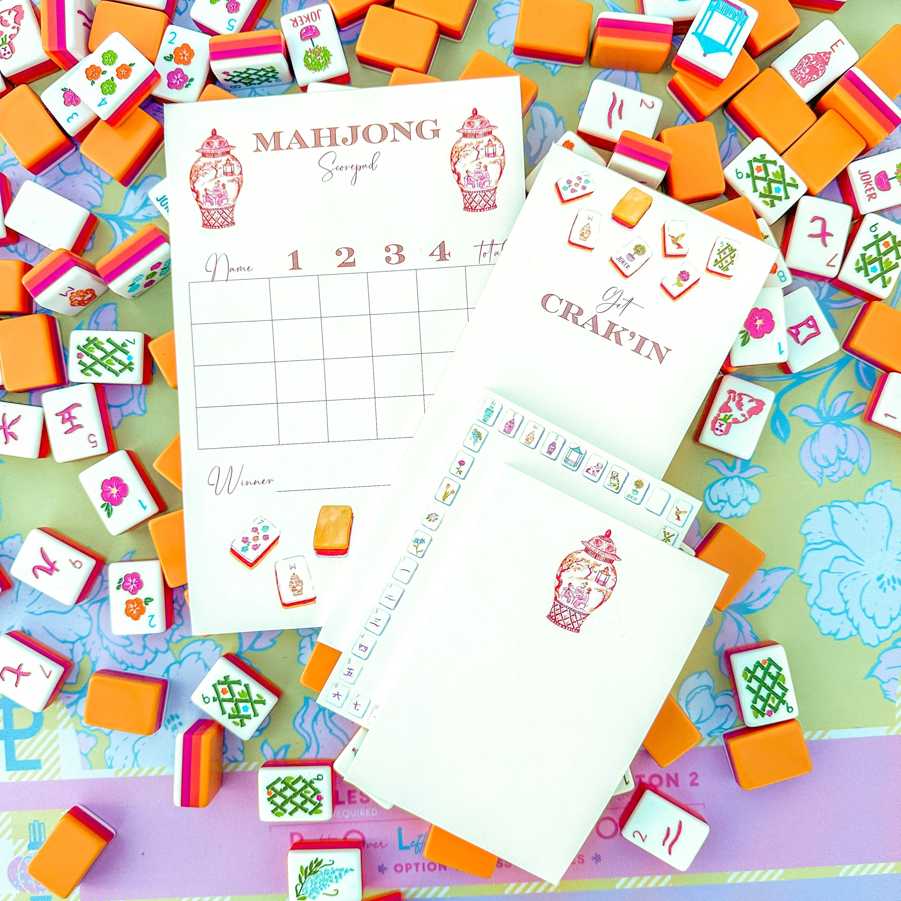 Sunset Mahjong Tiles | Jones & Daughters