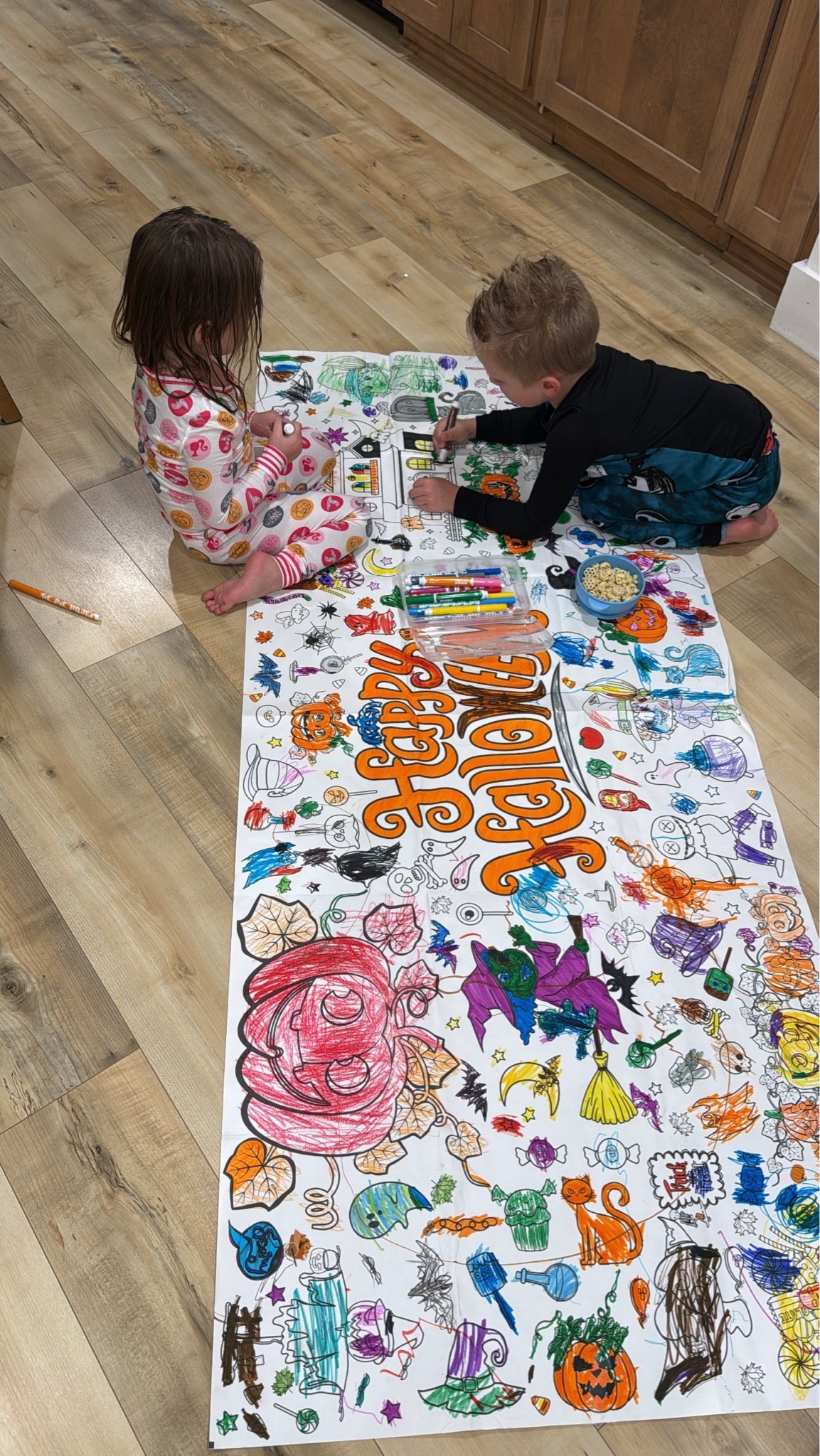 Huge coloring sheet that I saved from last year for them to continue to finish this year! Love to order these at all the holidays and just random scenes for them throughout the year! Pjs are new and I would suggest to size up in both sets

#LTKSaleAlert #LTKKids #LTKmomlife
