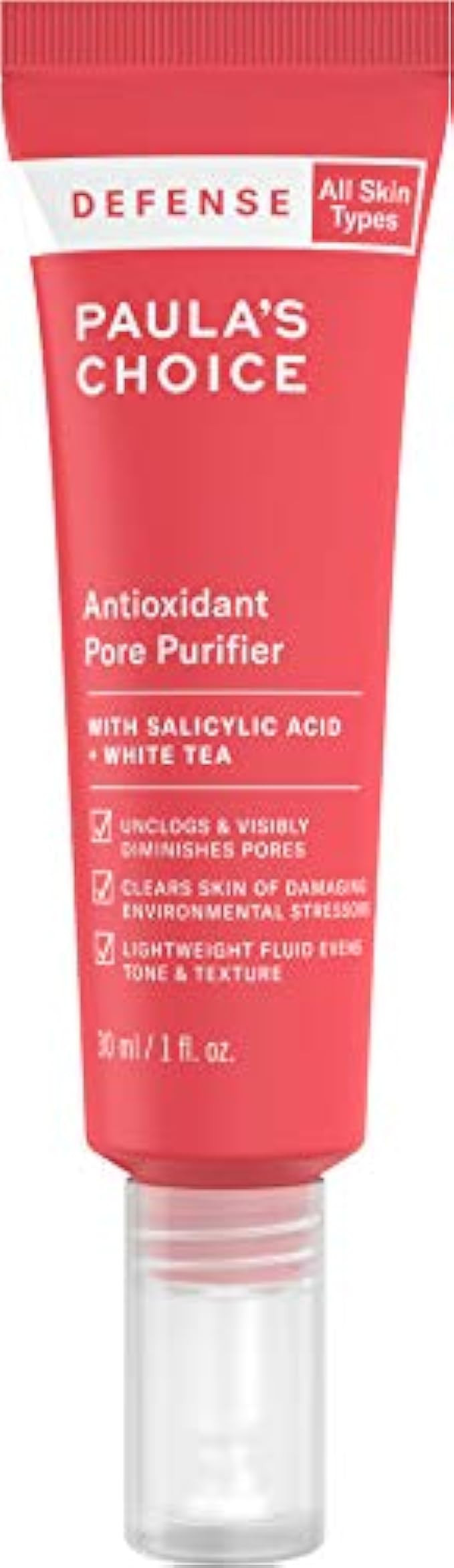 Paula's Choice-DEFENSE Antioxidant Pore Purifier, Concentrated Serum w/Azelaic Acid, Salicylic Acid  | Amazon (US)