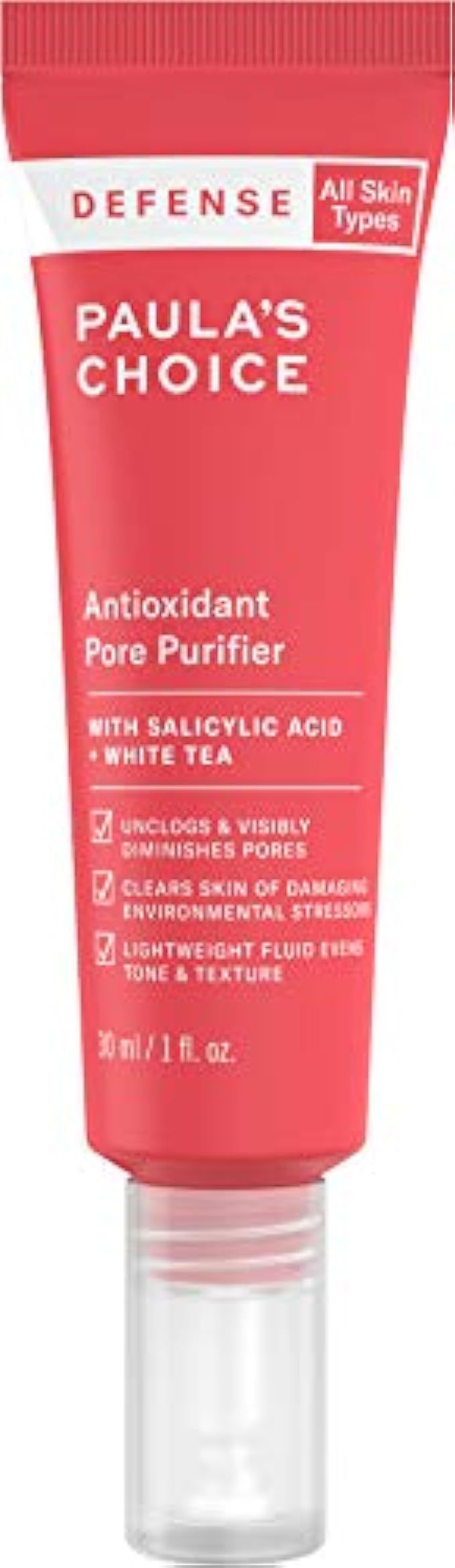 Paula's Choice-DEFENSE Antioxidant Pore Purifier, Concentrated Serum w/Azelaic Acid, Salicylic Acid  | Amazon (US)