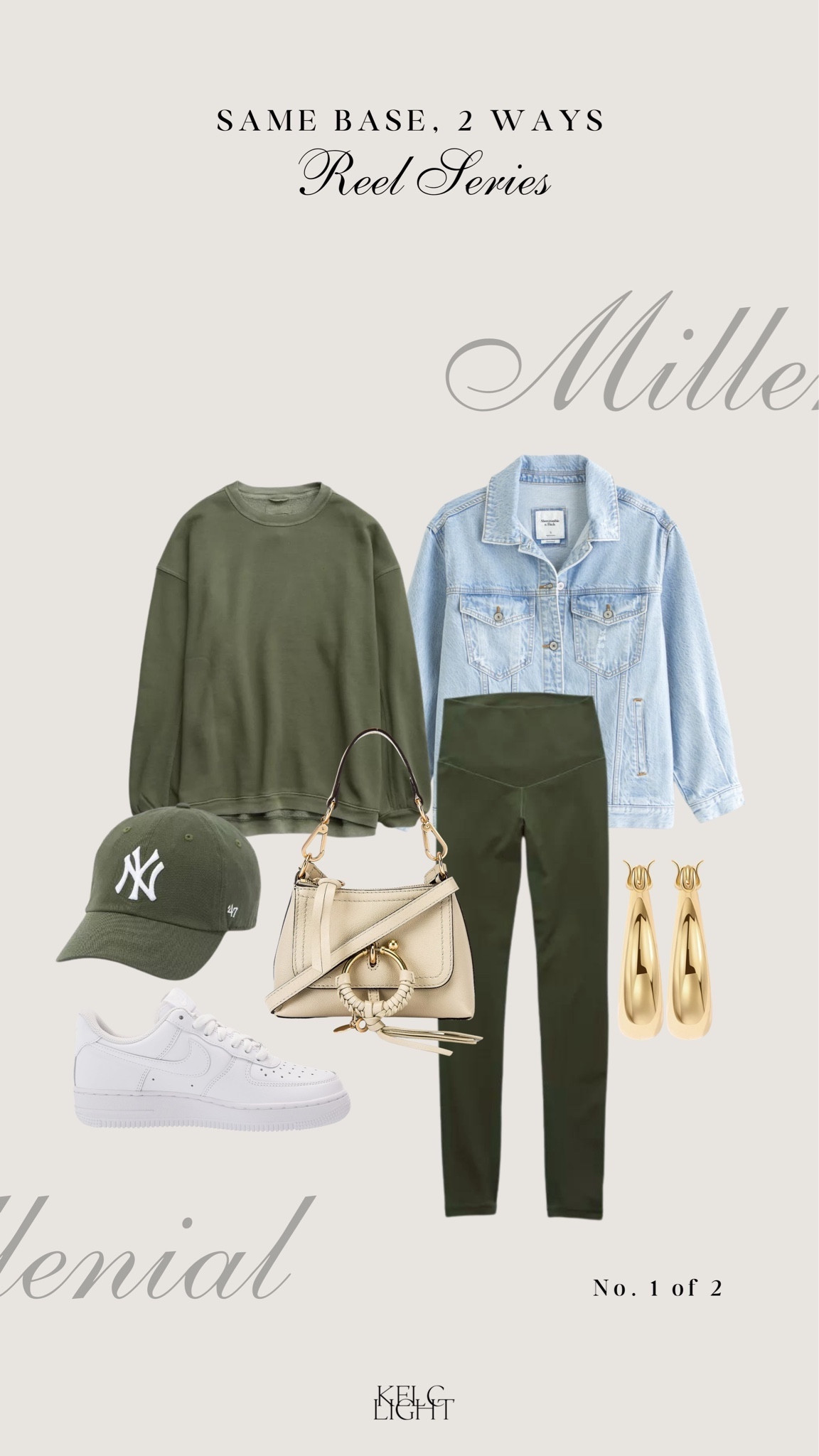 REEL SERIES🤍 Styling 1 base, 2 different ways | How a millennial would style vs. a gen Z | Can’t decide what I love most #millennial #genz #style 

#LTKstyletip #LTKmidsize