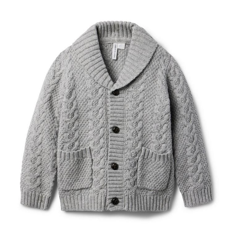 The Cable Shawl Collar Cardigan | Janie and Jack