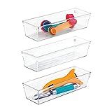 iDesign Sierra Plastic Drawer Organizer, Storage Container for Silverware, Utensils, Kitchen Gadgets | Amazon (US)