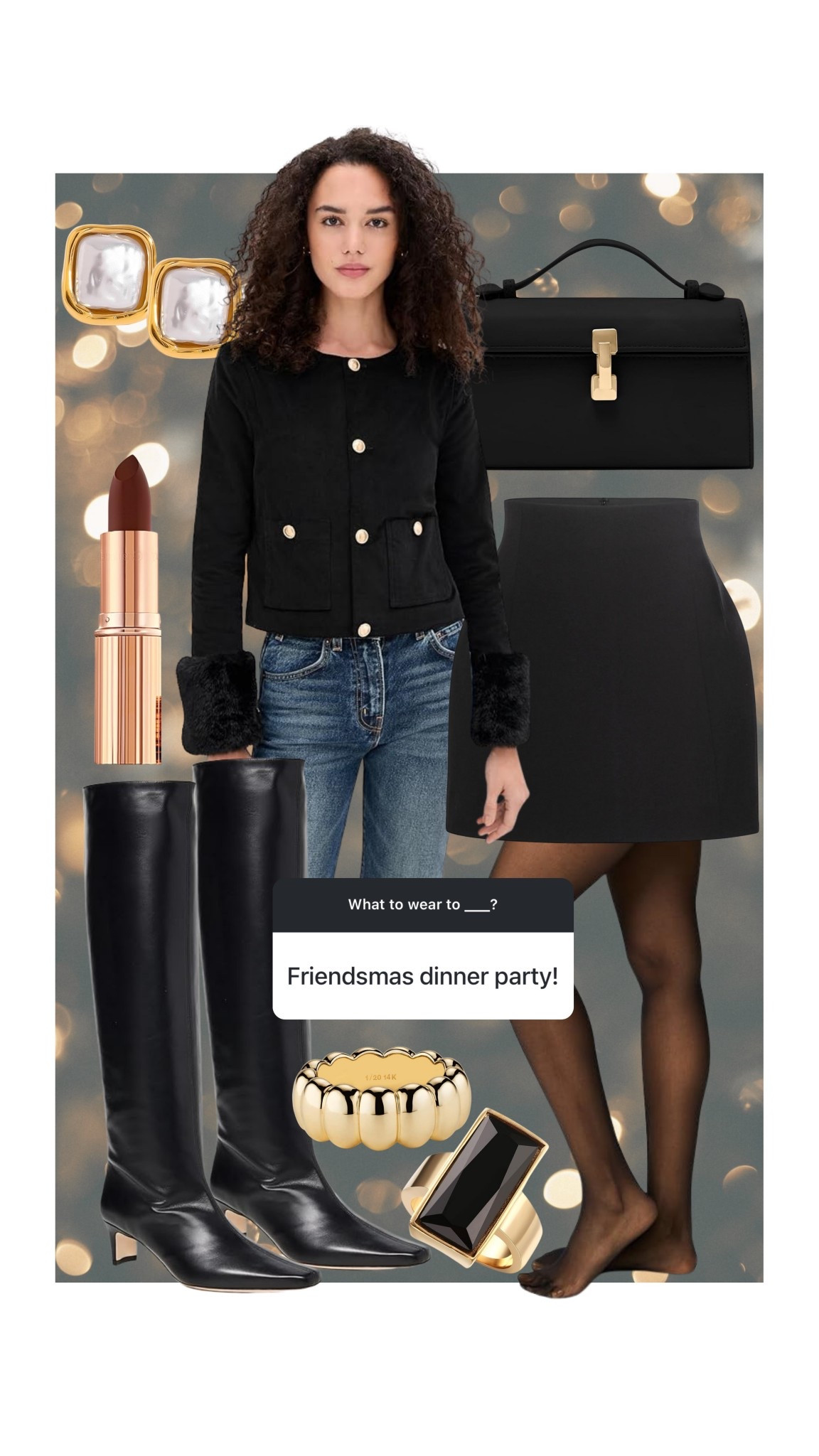 What to wear; to a friendsmas dinner party
#kathleenpost

Holiday party, holiday outfit,  Christmas party, festive, bye, holiday dinner outfitt

#LTKootd #LTKSeasonal #LTKHoliday