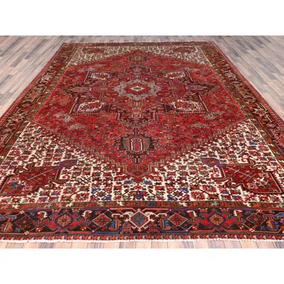 Wiemer One-of-a-Kind 9'8" X 12'9" 1960s Wool Area Rug Red | Wayfair North America
