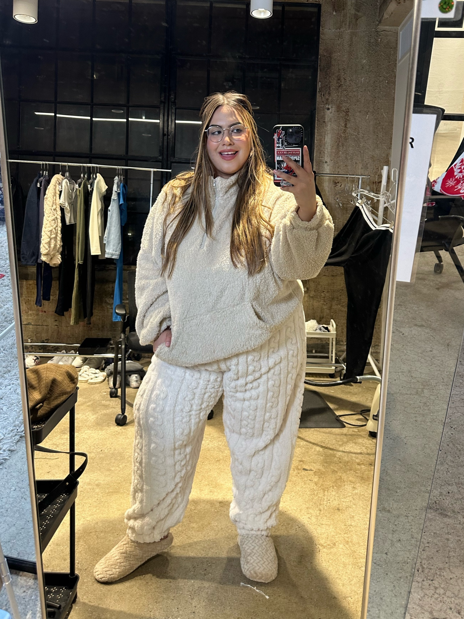 WARMEST FUZZIEST SWEATER EVER!!!!!!! 
We love mixing neutrals for a chic lewk! 

#LTKmidsize #LTKplussize #LTKSeasonal