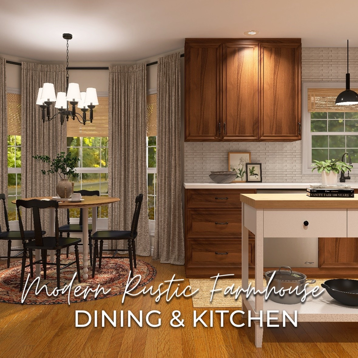 Designed by Brandy
Modern Rustic Farmhouse Dining & Kitchen 

#LTKHoliday #LTKHome #LTKmomlife