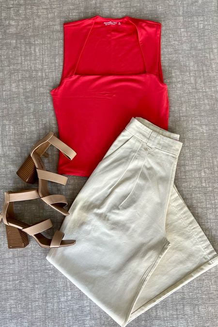 New arrivals Abercrombie
Tank: red size medium 
Pants linen size medium

Flat lay outfit / spring look / flatlay / outfit planning / springtime  

#LTKSeasonal #LTKtravel #LTKstyletip