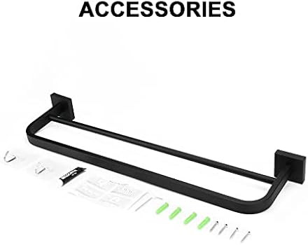 NearMoon Double Bath Towel Bar, Bathroom Accessories-Thicken Stainless Steel Shower Towel Rack for B | Amazon (US)