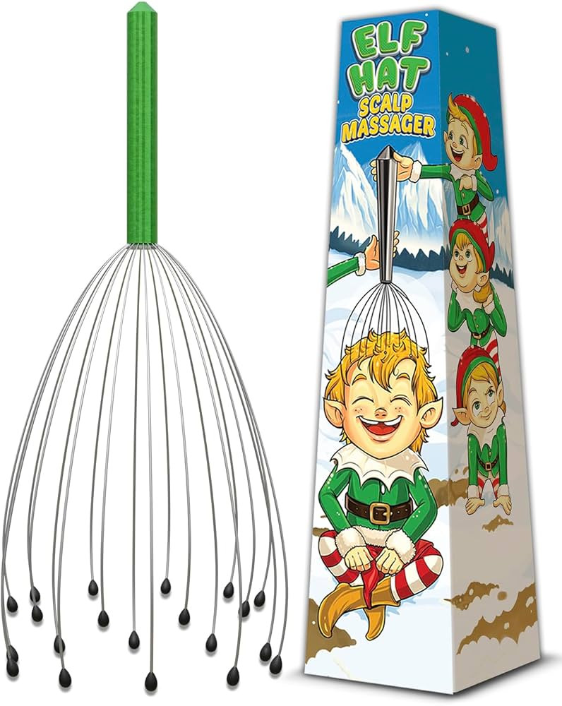 Pelto Scalp Massager in Christmas Gift Box - Mens Stocking Stuffers for Adults 2024. Secret Santa... | Amazon (US)