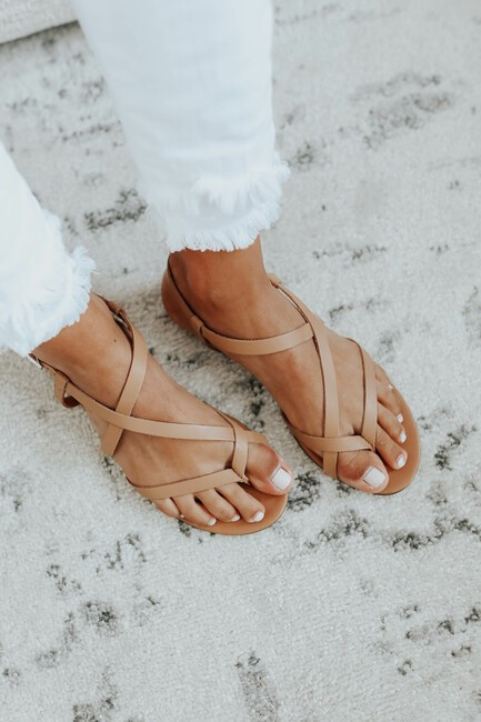 CL by Laundry Active Natural Leather Sandals | Magnolia Boutique