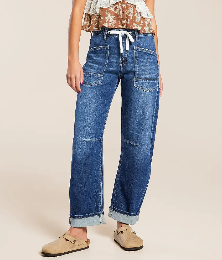 Kate High Rise Barrel Stretch Jean | Buckle