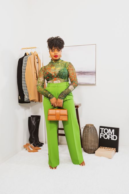 -Mesh top by Zara (medium)
-Green trousers by Zara (small)
-Jacquemus Le Grand Bambino bag
-Steve Madden heels
-Dior Colorquake sunnies

#LTKitbag #LTKstyletip #LTKshoecrush