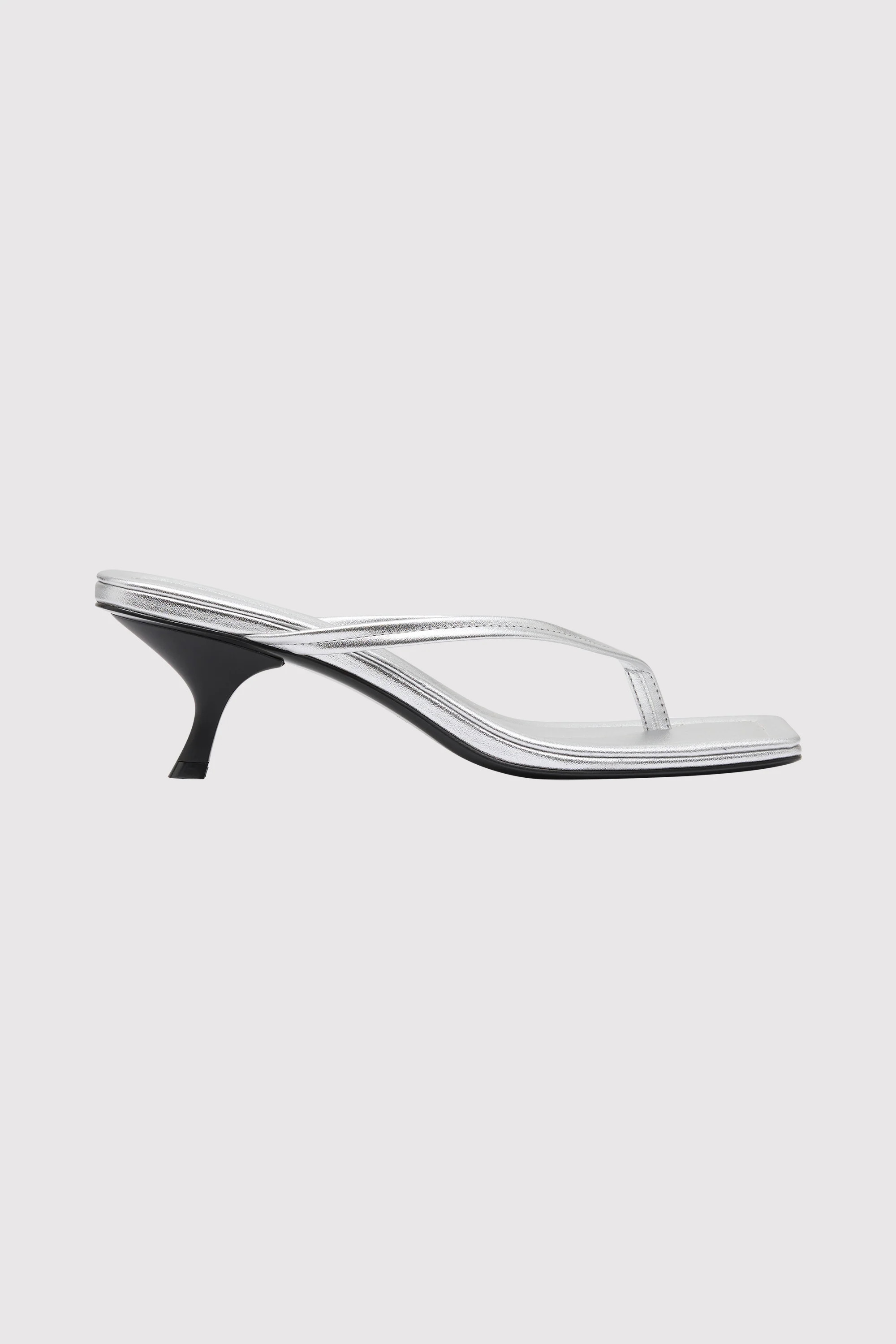Thong Detail Heel - Silver | St. Agni (US, UK, EU)