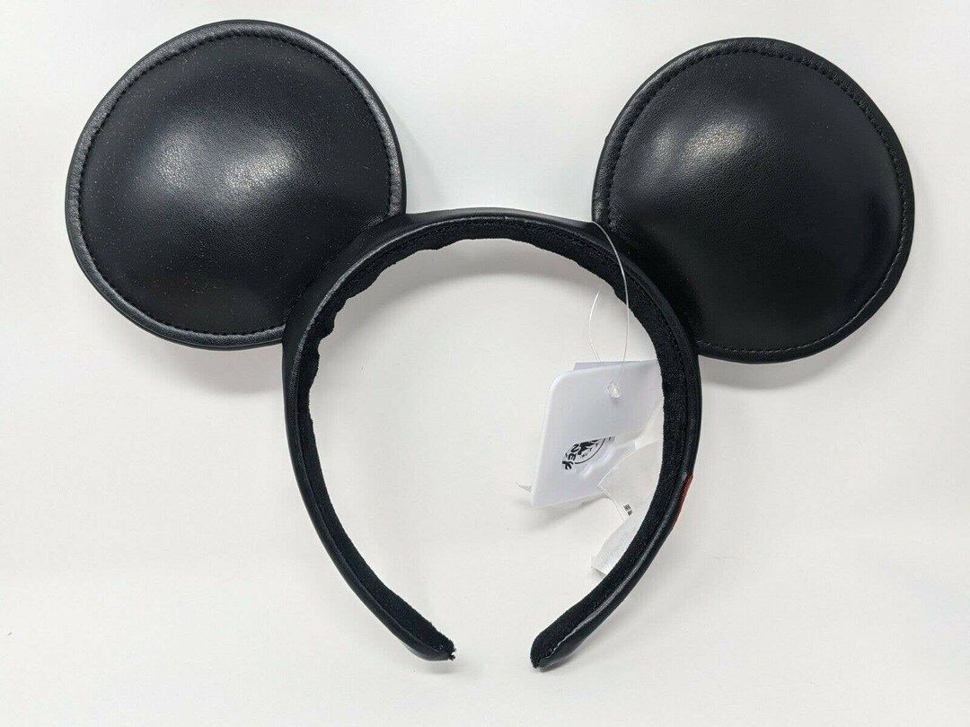 Disney Parks Mickey Mouse Signature Ears PU Faux Leather | Etsy (US)