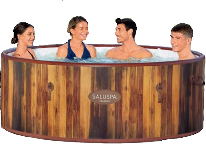 Bestway SaluSpa Helsinki AirJet 297 Gallon 67 Inch Round Diameter 7 Person Inflatable Hot Tub Spa... | Amazon (US)