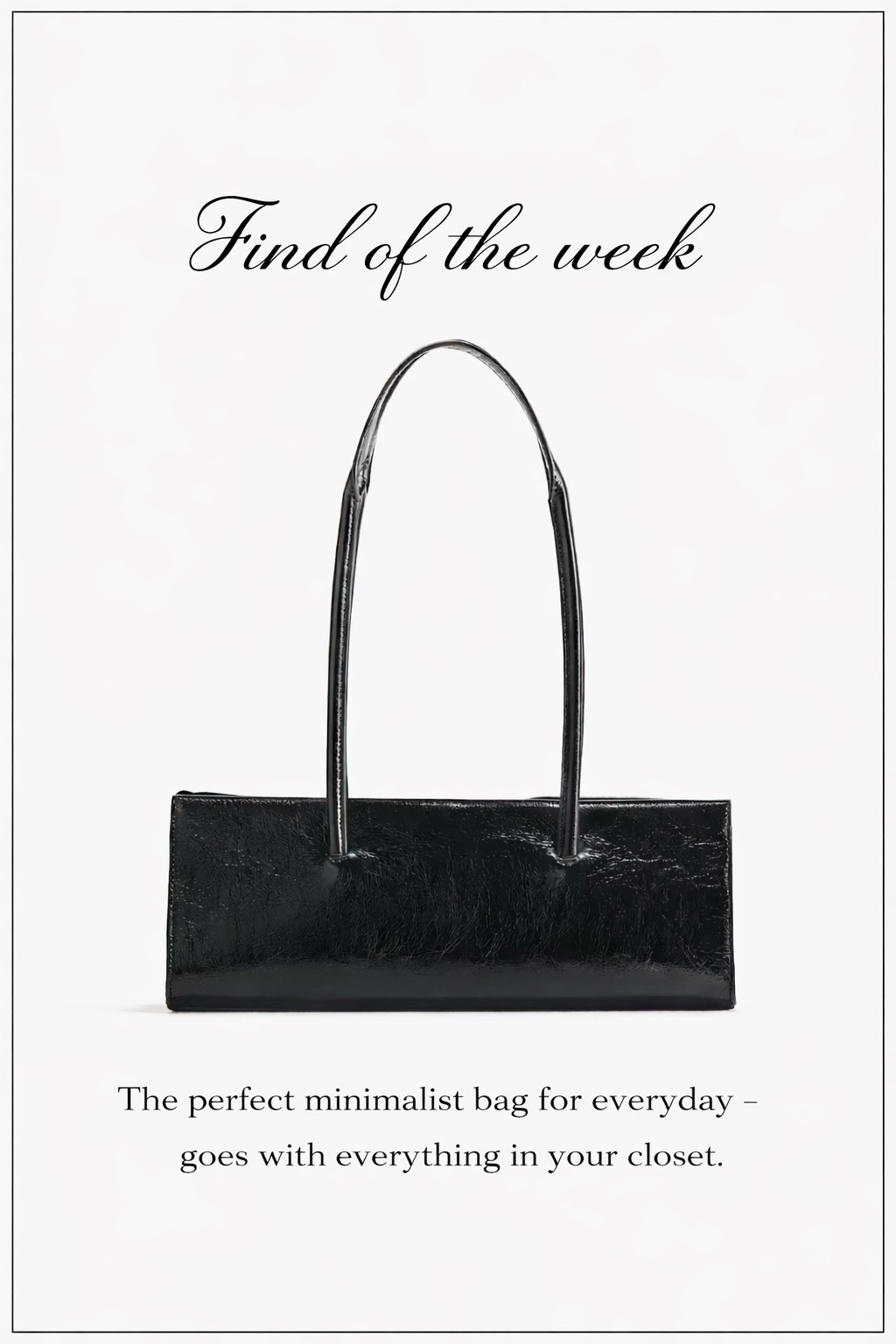 Black structured shoulder bag from H&M – minimalist 90s inspired everyday purse that goes with everything 🖤

The perfect affordable black shoulder bag for work outfits, date night looks, and chic casual everyday style. Sleek silhouette, structured shape, and timeless design — a capsule wardrobe essential.

🔎 black leather handbag, black minimal bag, H&M leather bag, affordable black handbag, minimalist handbag outfit, everyday black bag styling, chic black purse look, classic structured bag, timeless black accessory, capsule wardrobe handbag, elevated basics outfit, modern elegant style, affordable luxury fashion, city chic outfit, polished everyday look, workwear handbag idea, versatile black shoulder bag, sleek minimalist fashion

#LTKootd