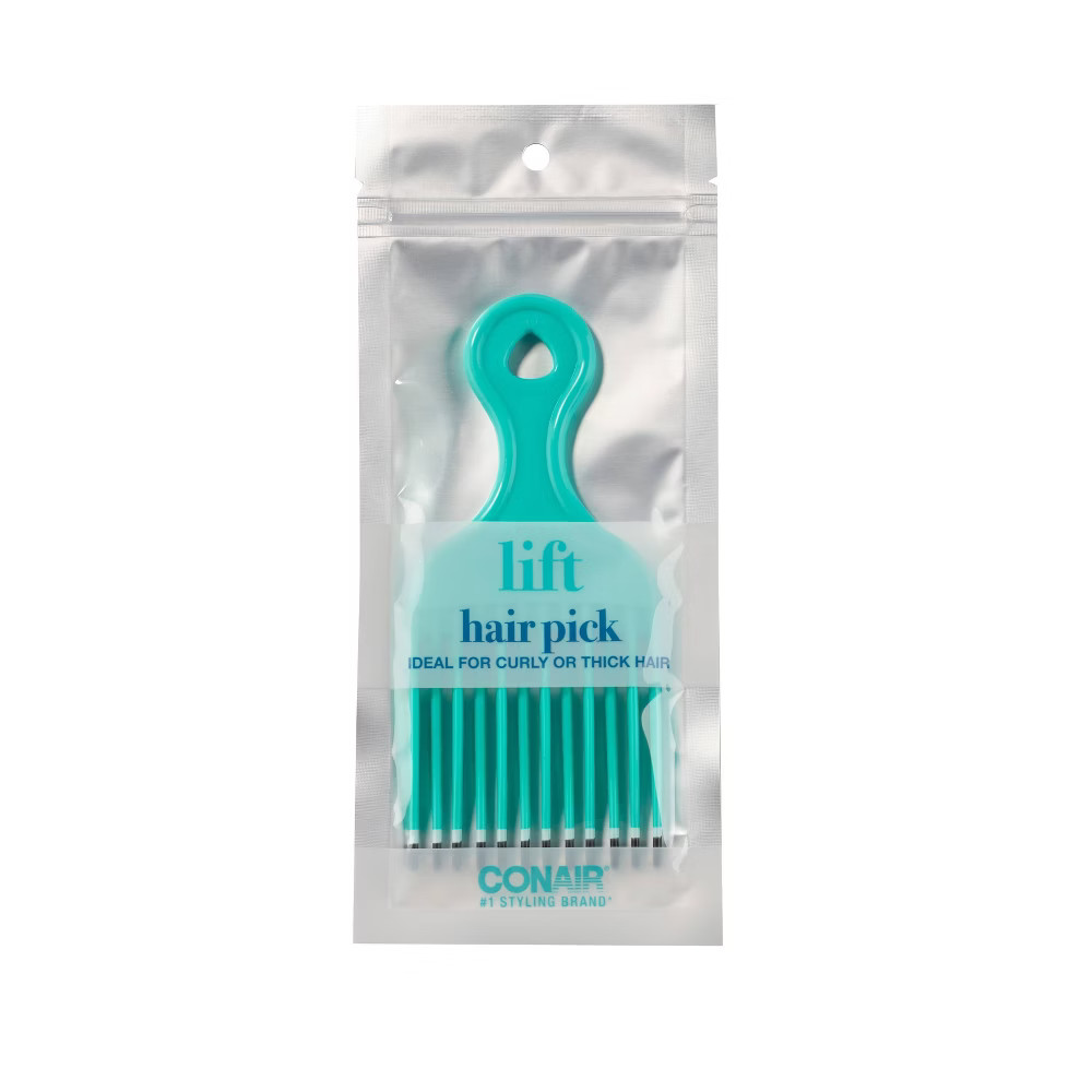 Conair Grooming Large Hair Pick Color Dip - Teal | Target