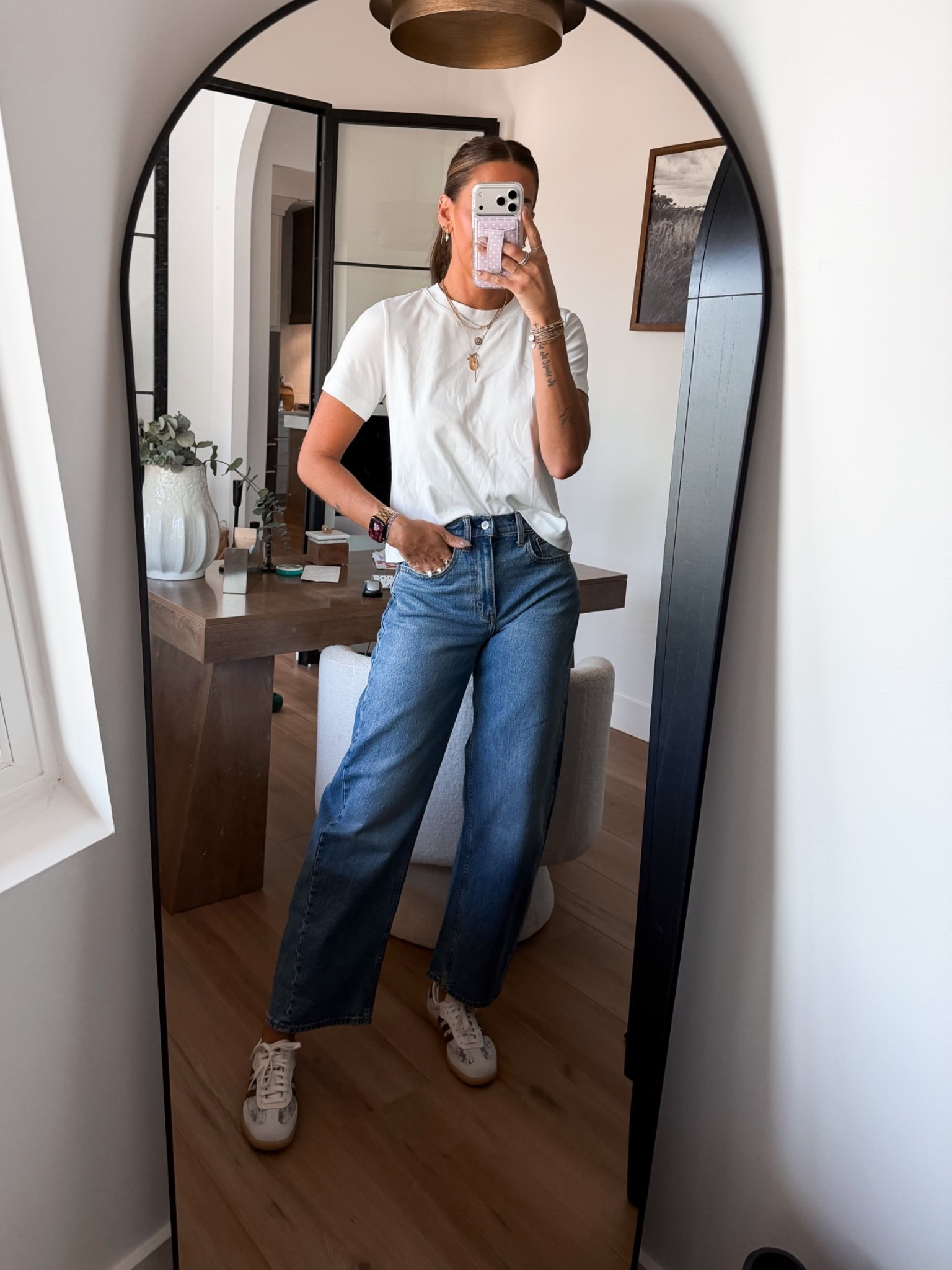 Today’s church outfit! 

Top-small
Jeans-26L
Sneakers-size down 1/2 size

#LTKootd #LTKTall #LTKSaleAlert