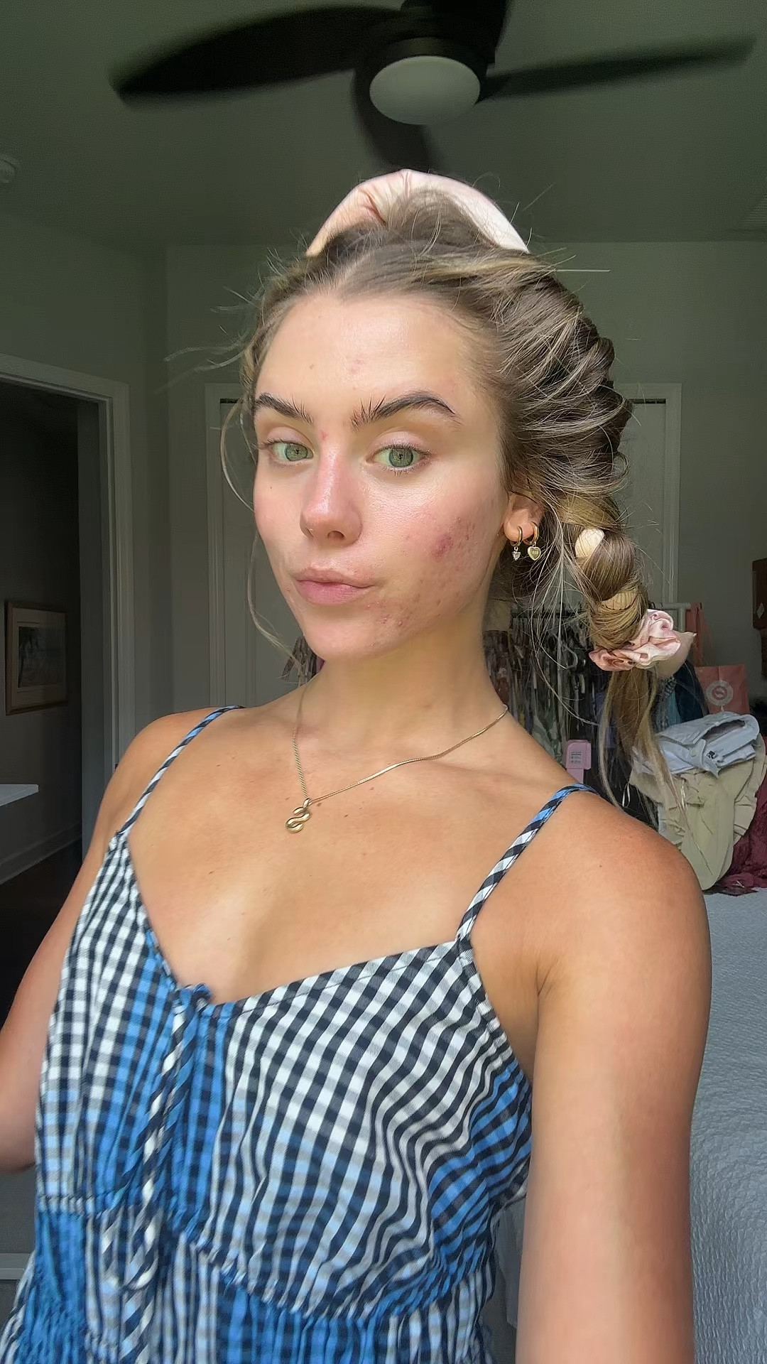 Kitsch Satin Heatless Curling Set - Heatless Hair Curlers to Sleep in - Heatless Curls Overnight - Heatless Curling Rod - No Heat Curls Overnight - Overnight Blowout Rods - Soft Hair Rollers. My greatest hair hack has got to be sleeping in a hair ribbon. This is what gives me my heatless hair curls. These curls are always bouncy, voluminous, shiny, and perfection that require absolutely zero heat, saving my hair on necessary, heat damage while still getting those desirable curls. I have lots of tutorials on how I put them in my hair saved my TikTok and Instagram @sloanevosen. TUTORIAL: https://www.tiktok.com/t/ZP8Y6b72q/ #hair #heatlesscurls #heatlesshair #heatlesswaves #hairstyles #hairhack #hairhealth #heatlesshairstyles #hairroutine #hairribbon #heatlesshaircurler 

#LTKgrwm #LTKmorningroutine #LTKBeauty