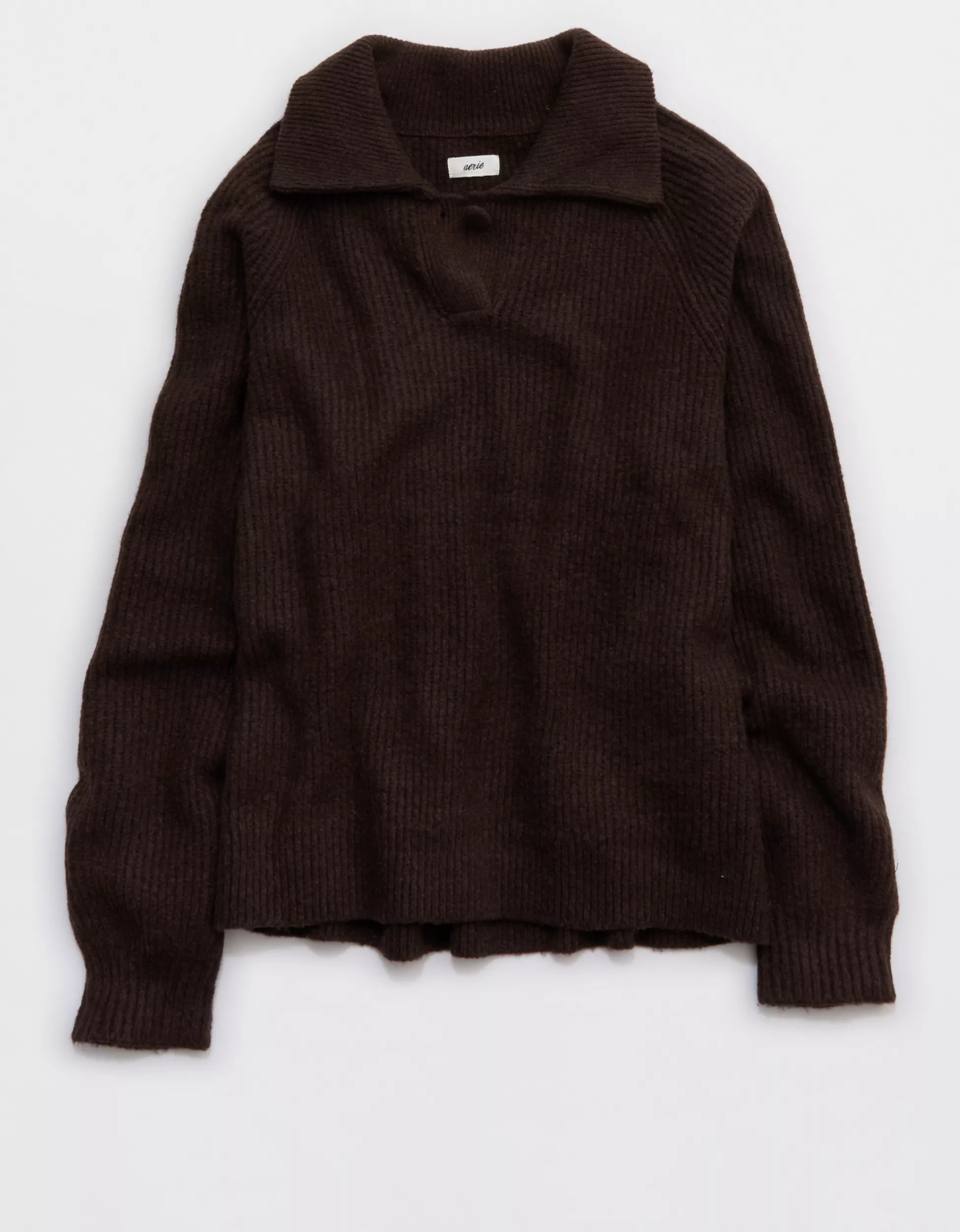 Aerie Classic Quarter Button Sweater | Aerie