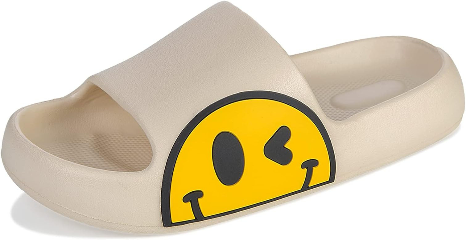 Womens Slides,Pillow Slippers Sandals for Men,Unisex Non slip Quick Dry Shower Shoes Indoor Outdoor  | Amazon (US)