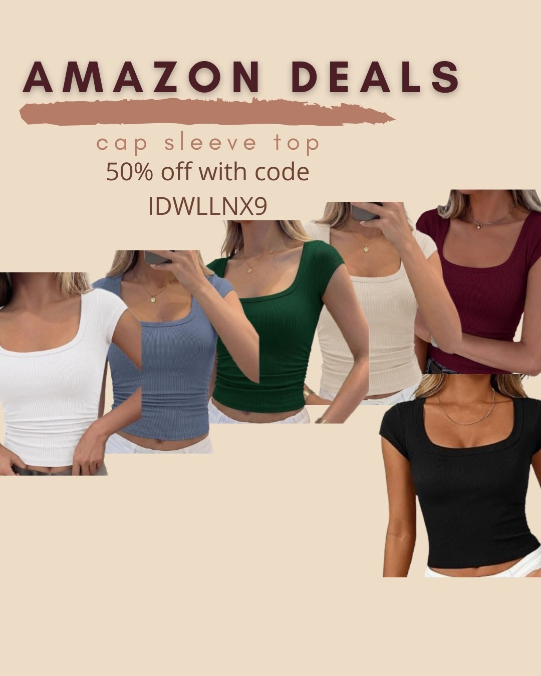 $8 ends 8/10

Amazon fashion
Amazon deals
Cap sleeve top
Cute top

#LTKSaleAlert