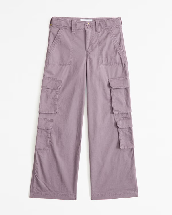 ultra wide leg cargo pants | Abercrombie & Fitch (US)