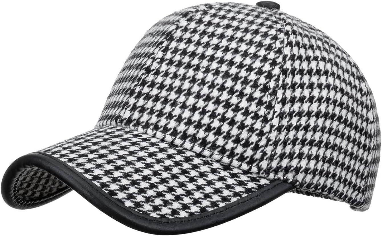 Unisex Retro Houndstooth Print Baseball Cap Casual Sun Protection Dad Hat Polo Style Trucker Hats... | Amazon (US)