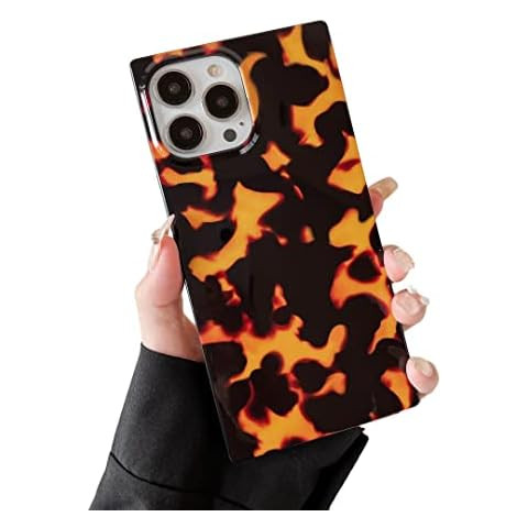 Cocomii Square iPhone 13 Pro Max Case - Square Animal - Slim - Lightweight - Glossy - Black & Amb... | Amazon (US)