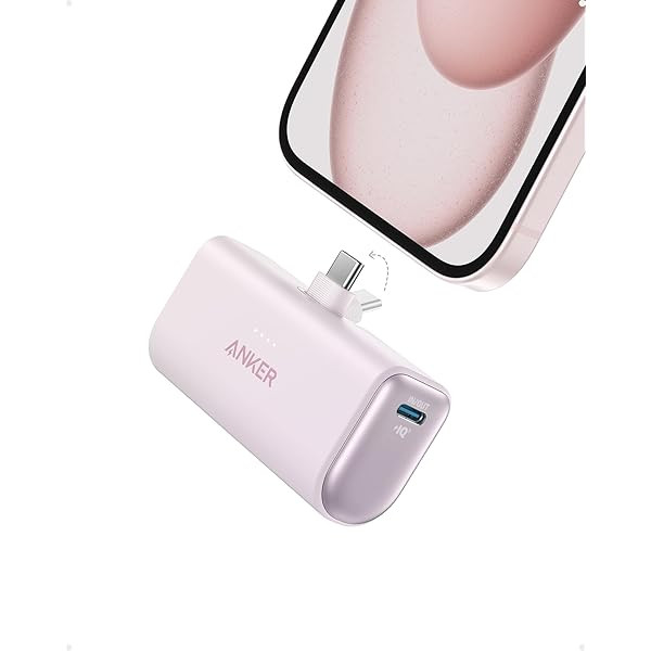 Anker Nano Power Bank with Built-in Lightning Connector, Portable Charger 5,000mAh MFi Certified 12W | Amazon (US)