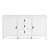 Tvilum, White Madrid 2 Door Sideboard with 3 Drawers | Amazon (US)