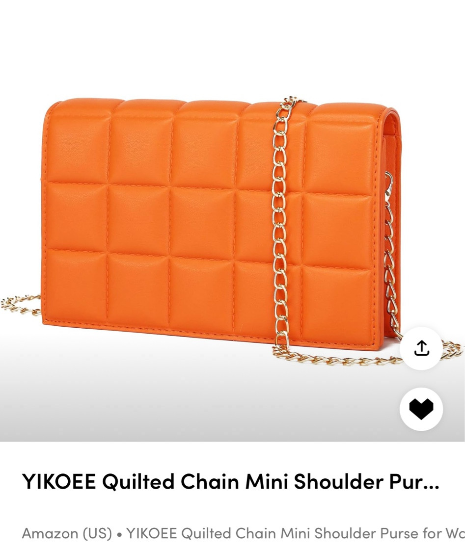 I love quilted purses. Perfect for these dresses 