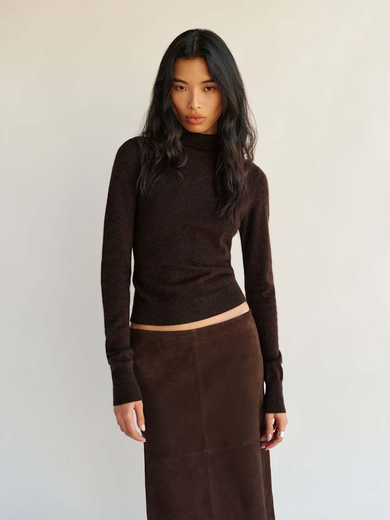 Jett Cashmere Turtleneck | Reformation (Global)