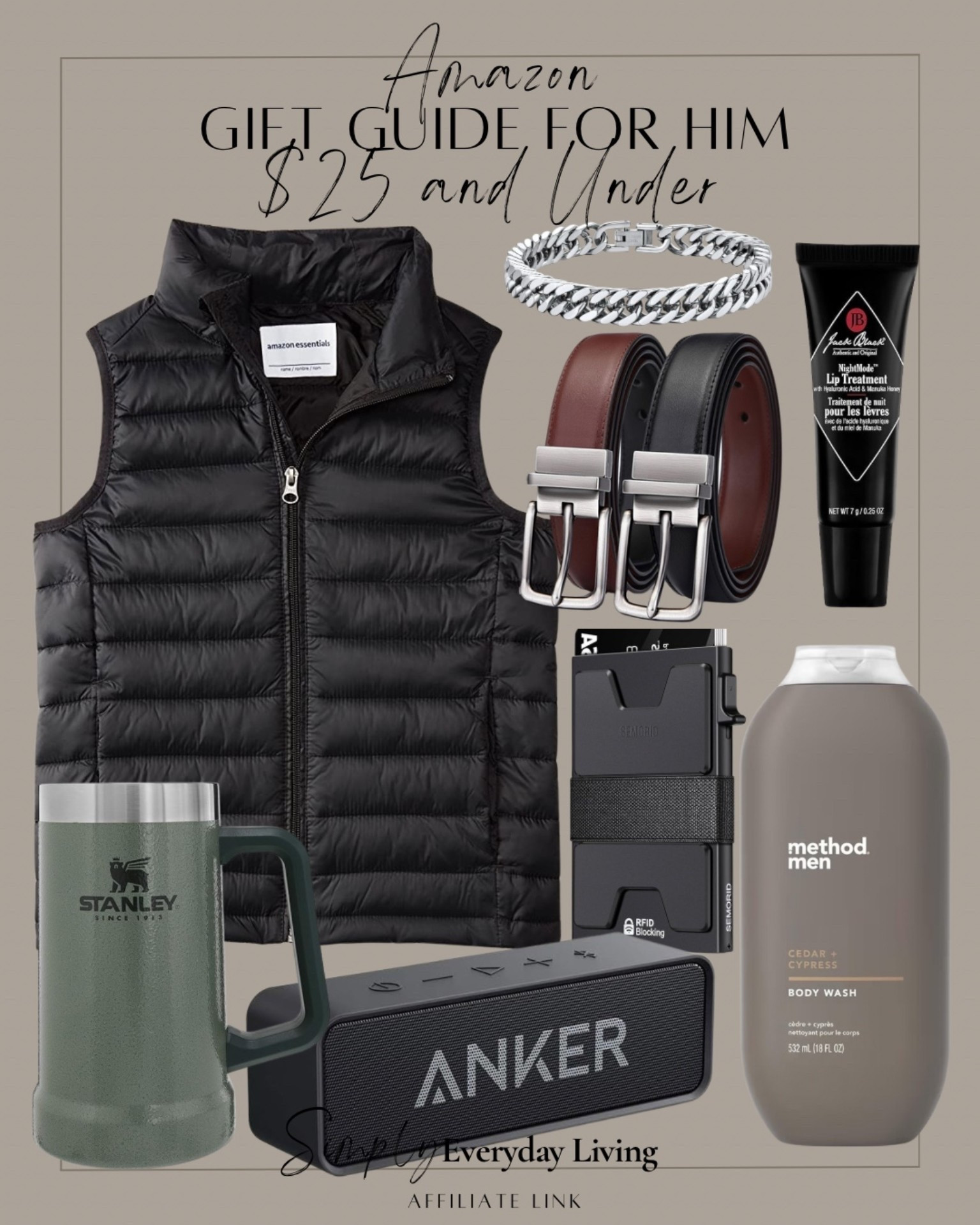 Amazon Gift Guide For Him $25 and Under

#LTKGiftGuide #LTKHoliday