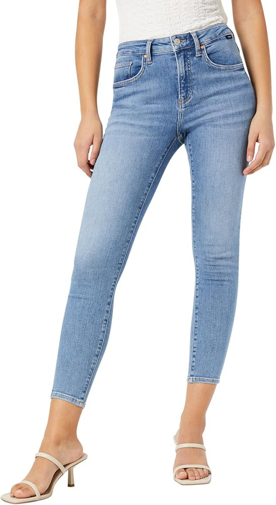 Mavi Women's Tess High Rise Super Skinny Leg Jeans | Amazon (US)