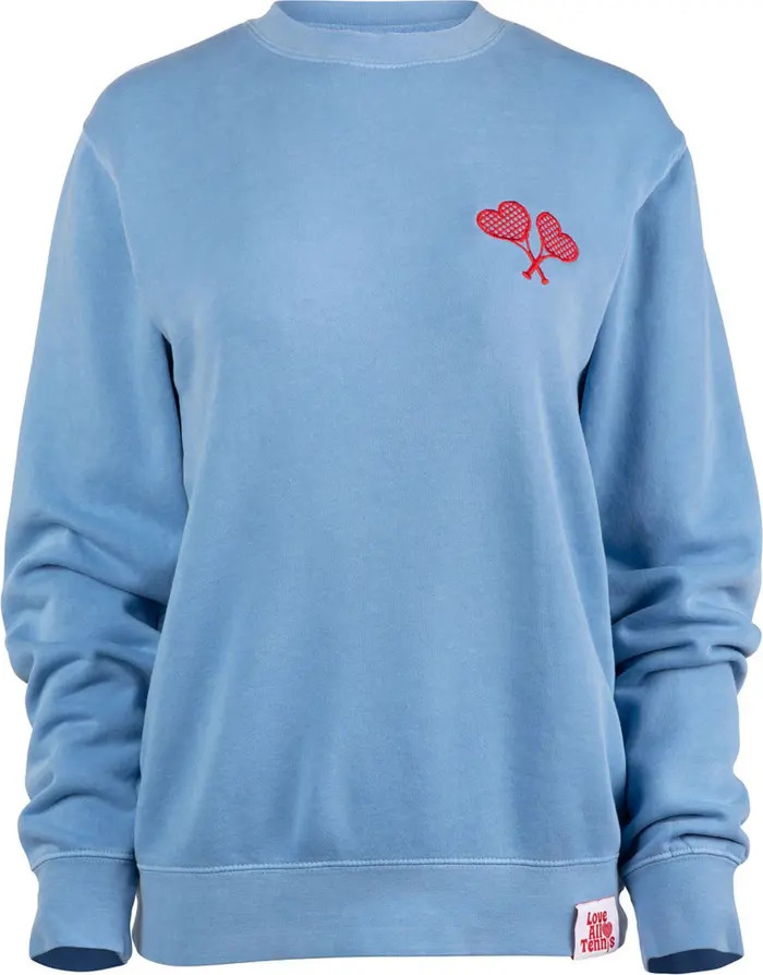 Women's Blue Fay Crew Neck Sweatshirt | Nordstrom