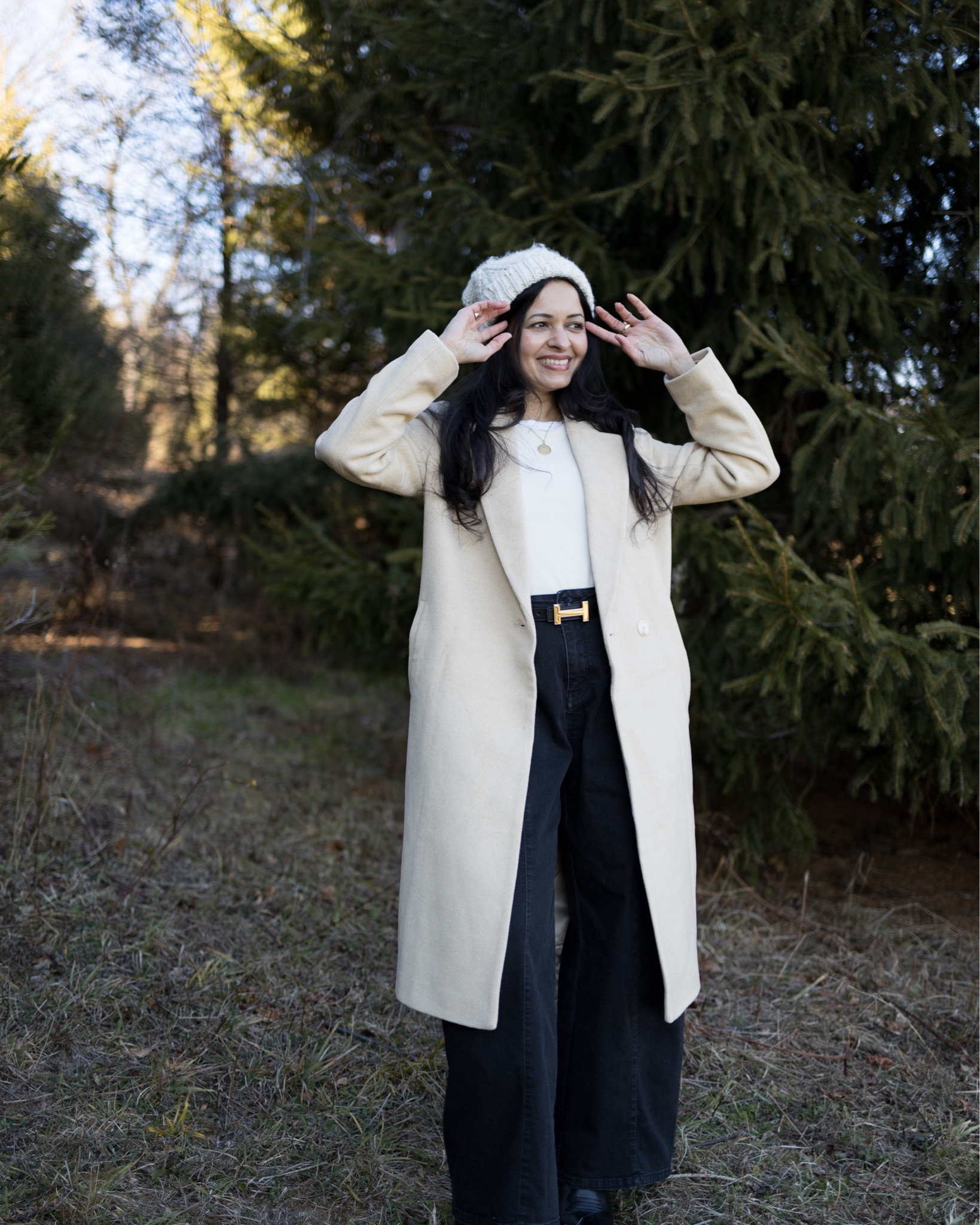 Butter cream coat 
Cashmere sweater 
Italian wool coat 
Winter ootd 
Winter fashion  

#LTKHoliday #LTKSeasonal #LTKSaleAlert