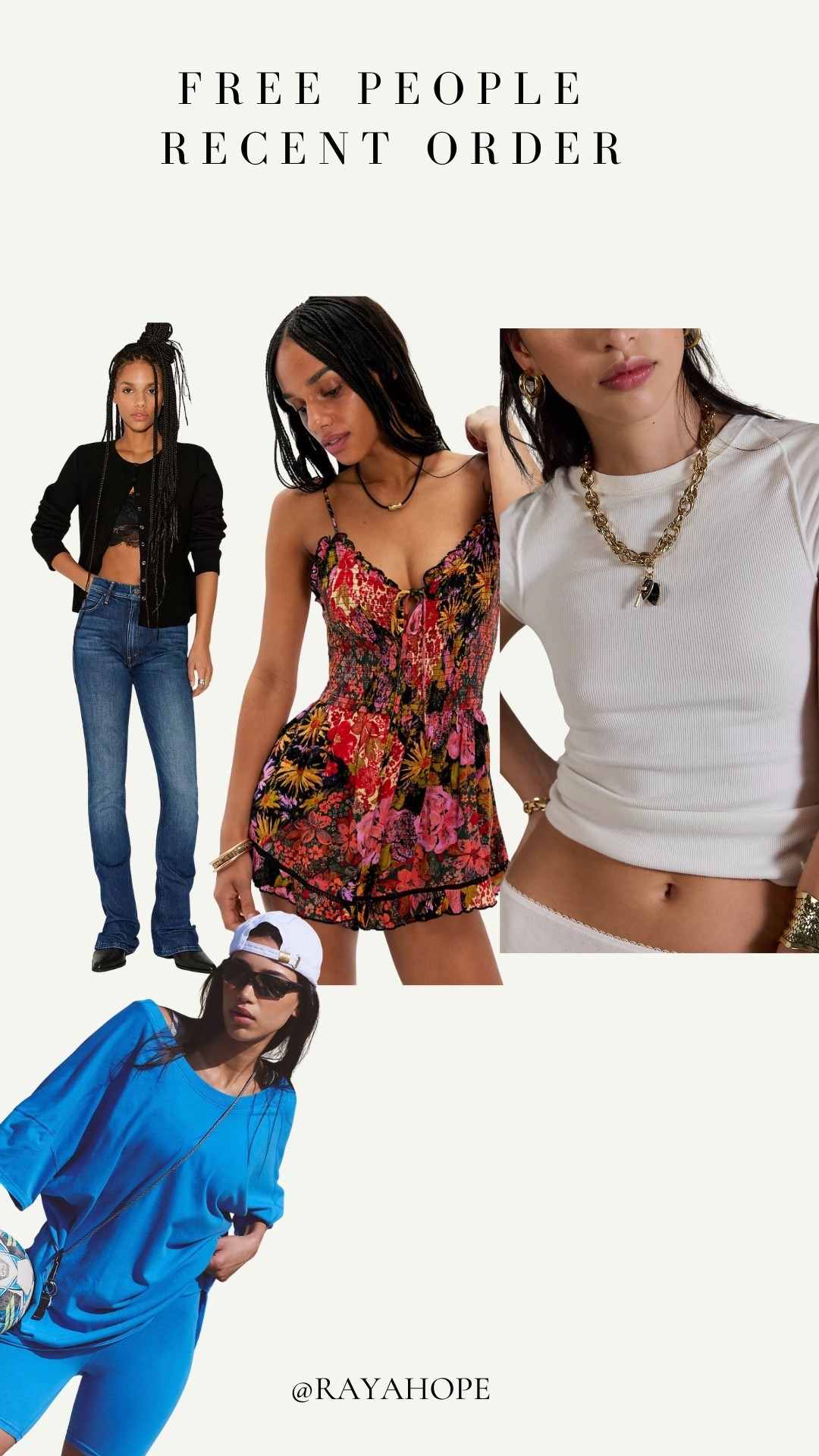 Free people recent order