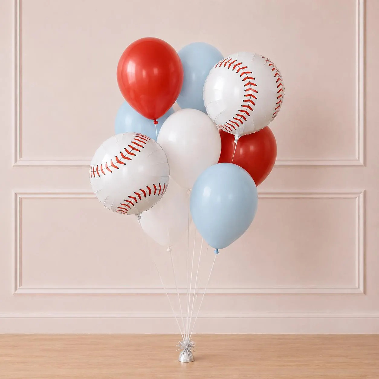 Baseball Birthday Balloon 10 Pack - Baseball Birthday Decor - Rookie of the Year - First Pitch -Baseball Party Decorations -Baseball-Sports | Etsy (Global)