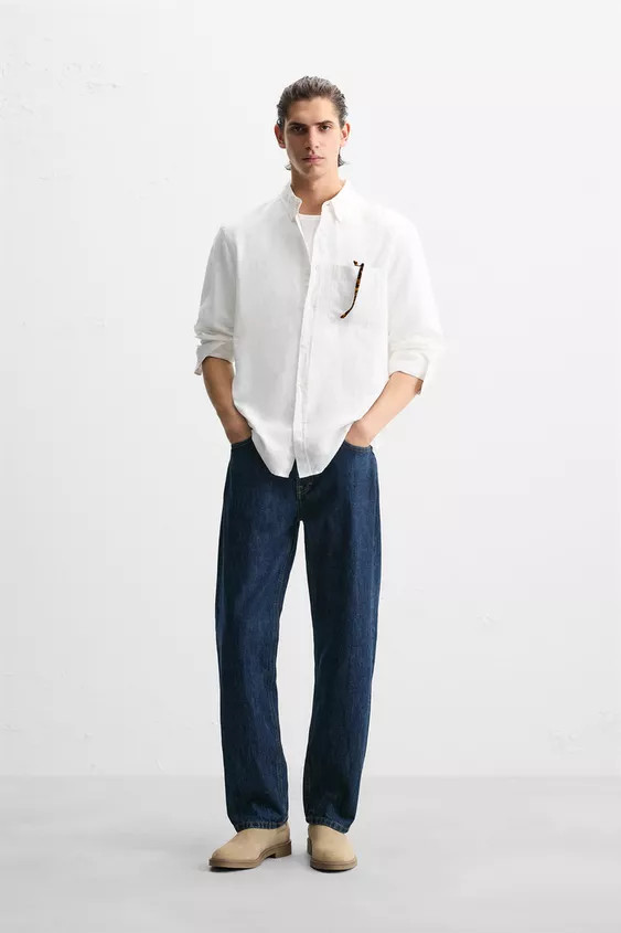 LINEN - COTTON SHIRT | Zara US