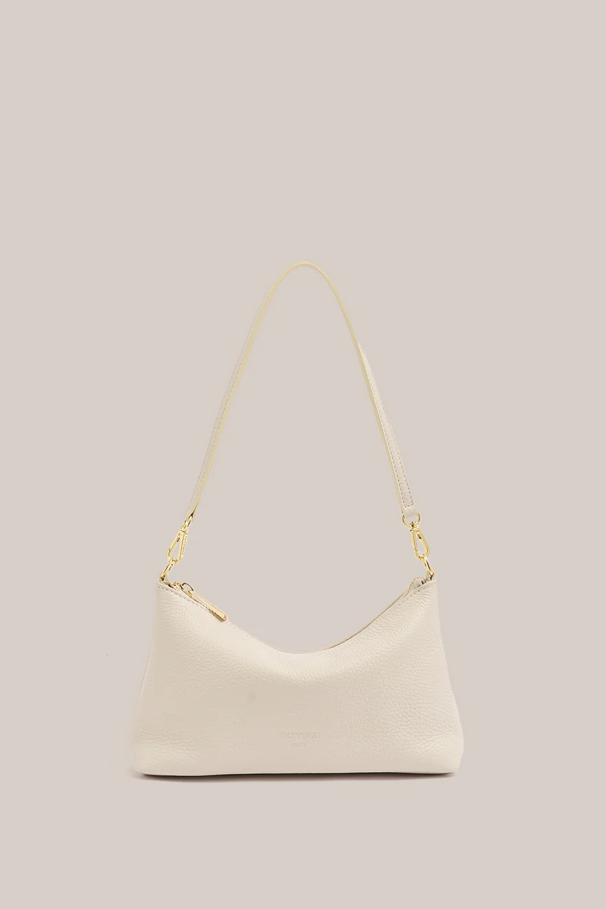 Pre Order: Ashley Ivory Leather Crossbody Bag | VESTIRSI